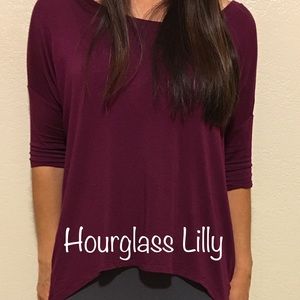 Last one! 😊 3/4 Sleeves Crew Neck Top